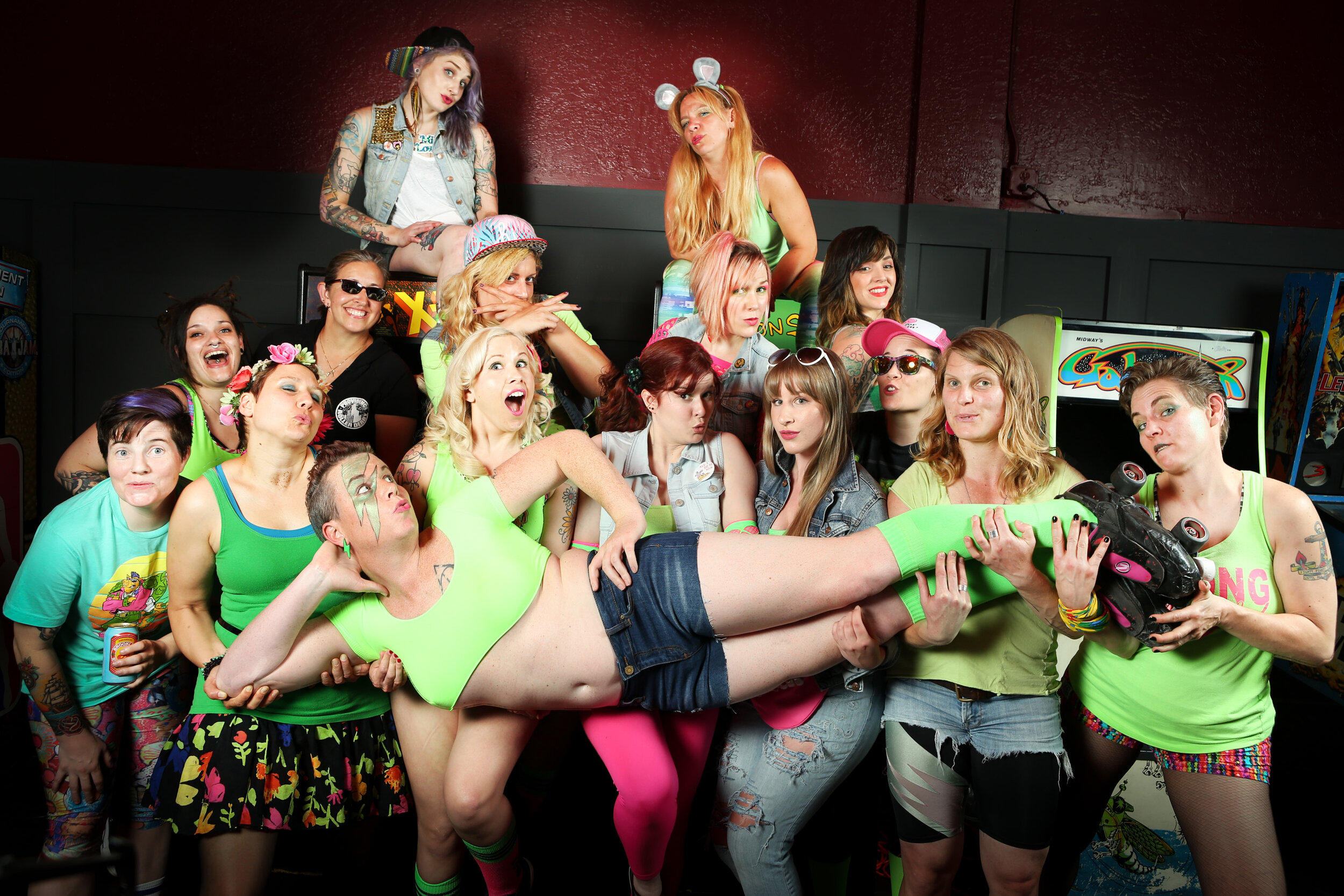 Providence Roller Derby. Photo by Rue Sakayama Photography.